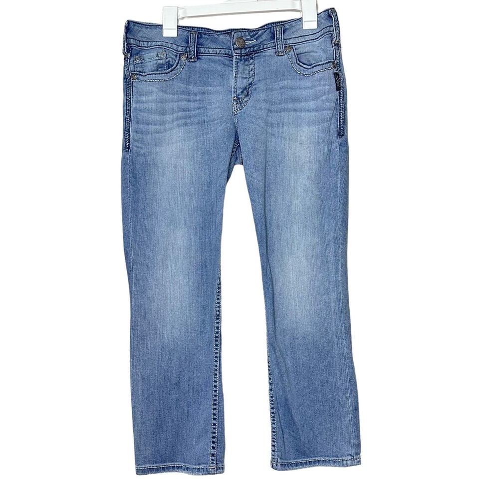 Silver Suki mid rise Capri jeans women's size 31